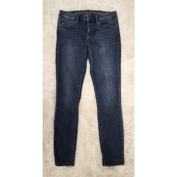 Articles Of Society Denim - Articles of Society Womens Denim Size 27 Blue Medium Wash Skinny Jeans Pants